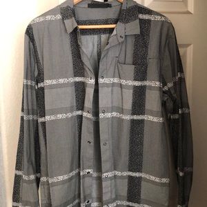 Alexander Wang Casual Button Down Oversized Shirt